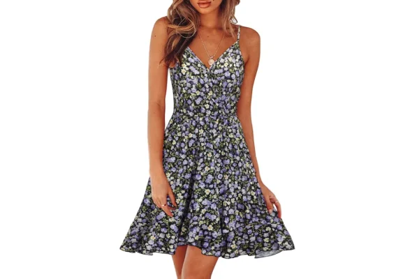 ULTRANICE Womens Summer Dresses 2023 Spring Floral