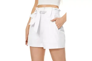 NEYOUQE Womens Shorts Summer high Waisted ealasticated