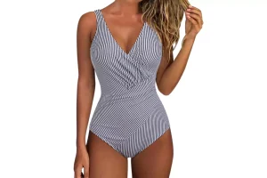 RXRXCOCO Push up Swimming Costume Women Halter Neck 5