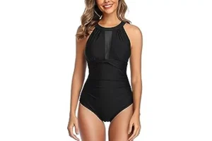 RRP £33.06 Derssity Ruched Tummy Control One Piece Swimsuit Swimwear Derssity Ruched Tummy Control One Piece Swimsuit Swimwear