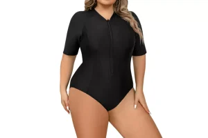 RRP £38.23 IBAKOM Women One-Piece Swimsuit Tummy Control Plus IBAKOM Women One-Piece Swimsuit Tummy Control Plus