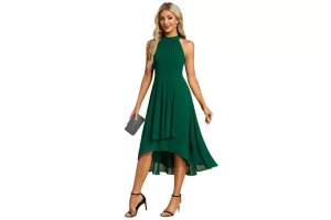 RRP £38.76 Ever-Pretty Midi Halter Neck Chiffon Wedding Guest Ever-Pretty Midi Halter Neck Chiffon Wedding Guest
