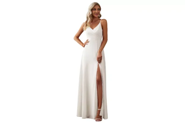 Ever-Pretty Women's A Line Spaghetti Straps V Neck