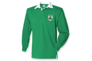 Ireland Retro Rugby Shirt Fans Jersey Shamrock Logo Mens 6 Nations Irish
