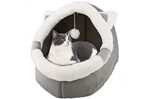 RRP £9.39 Cat Beds for Indoor with Hanging toy Cat Beds for Indoor with Hanging toy